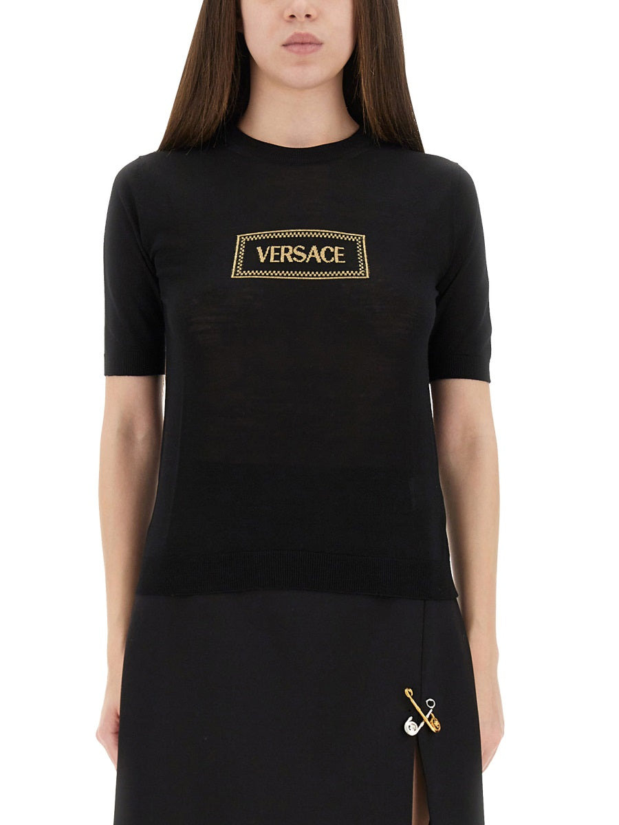 Logo Knit T-Shirt - 1