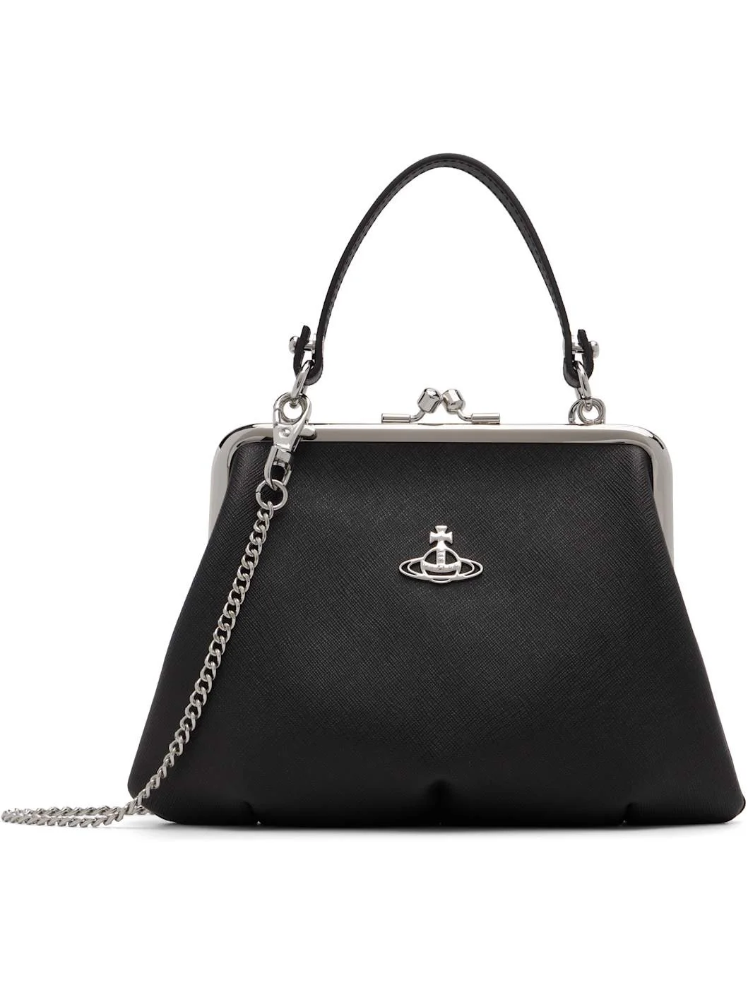 Black Granny Frame Bag - 1