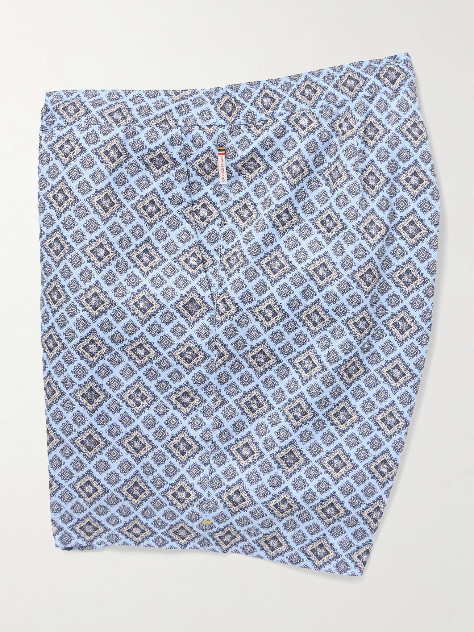 Bulldog Straight-Leg Mid-Length Printed Recycled Swim Shorts - 5