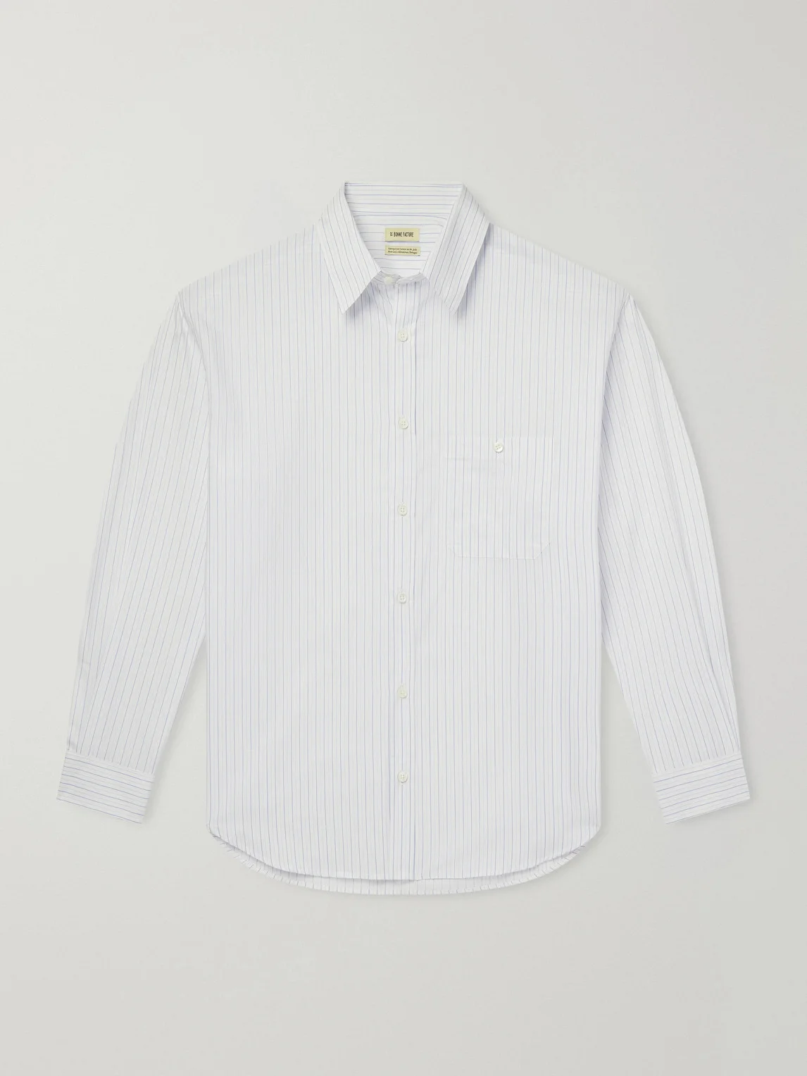 Architect Striped Cotton-Poplin Shirt - 1