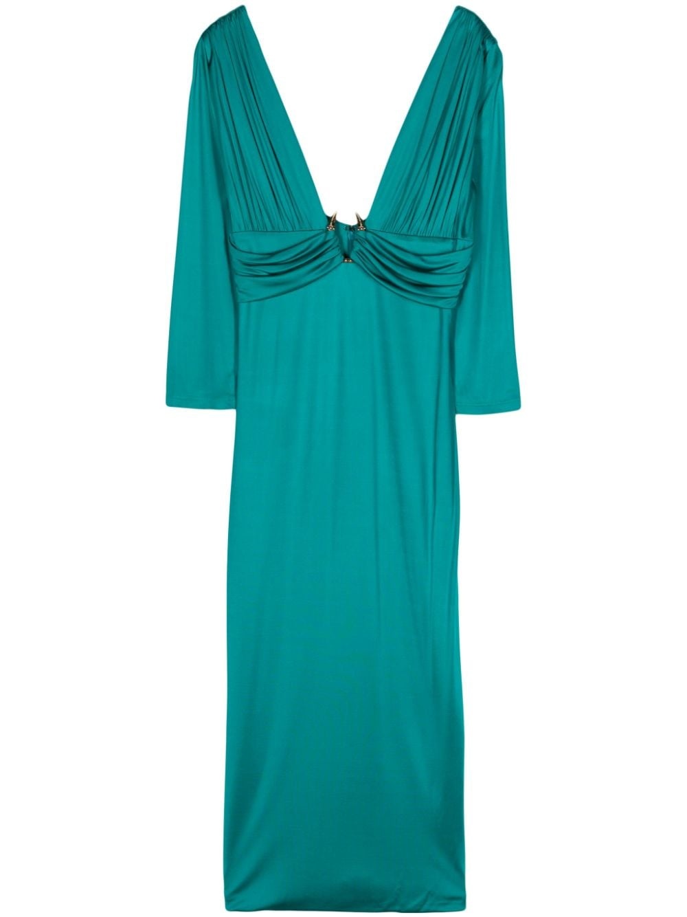 Tiger Tooth-embellished midi dress - 1