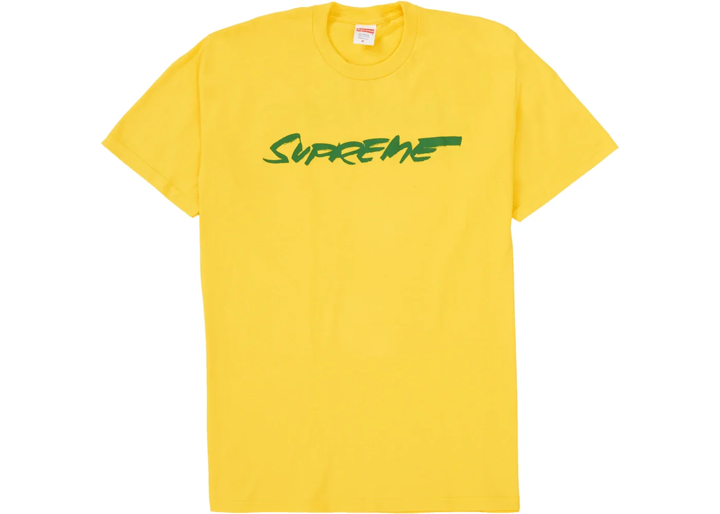 Supreme Futura Logo Tee Yellow - 1
