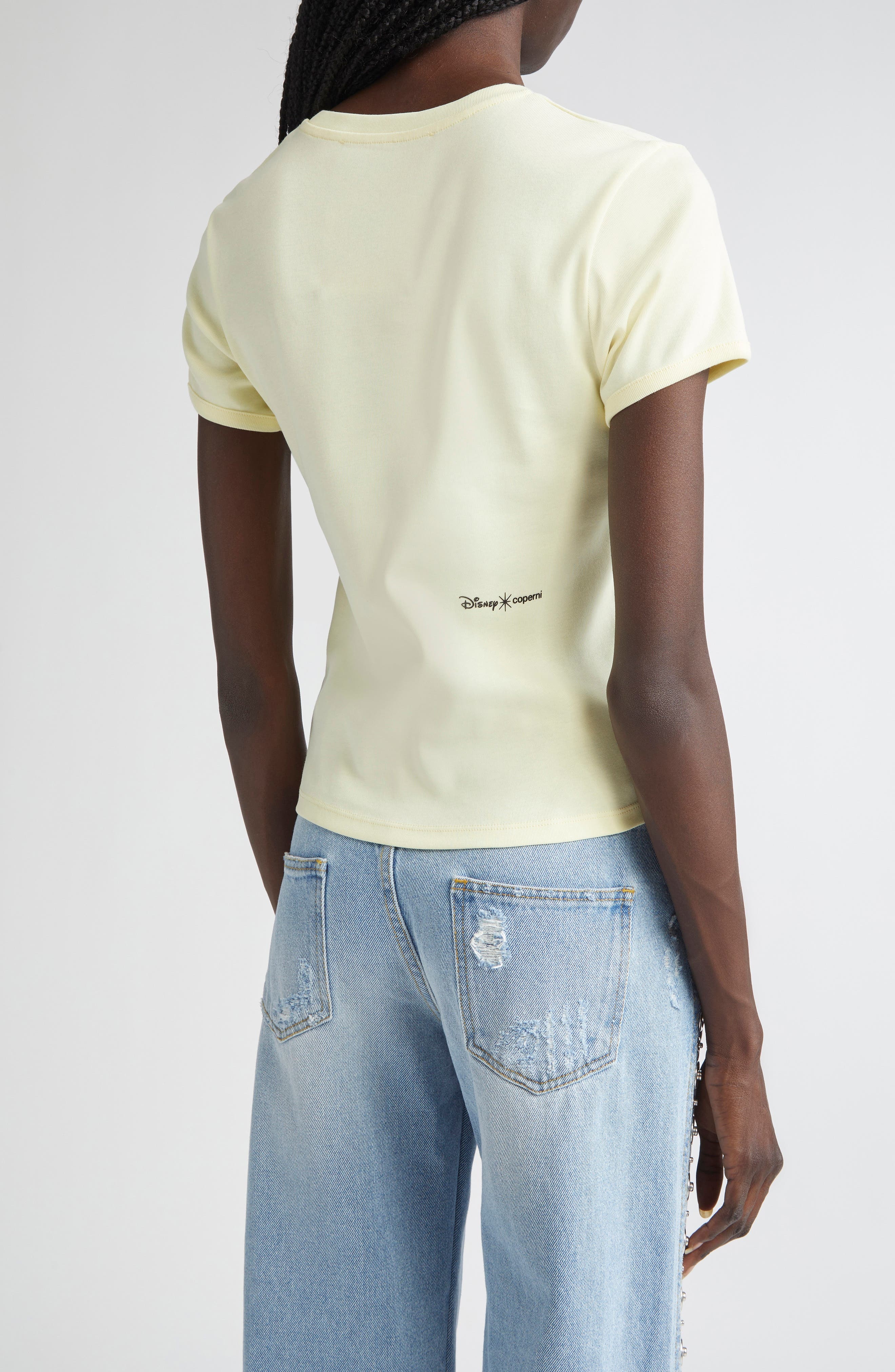 Coperni x Disney Princess Rhinestone Graphic T-Shirt in Yellow at Nordstrom - 2