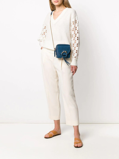 See by Chloé high-rise cropped trousers outlook