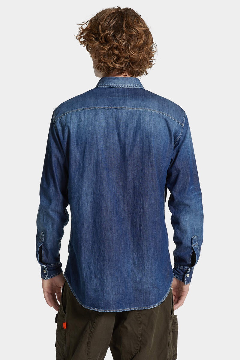 DARK WASH RELAX DAN B.D. SHIRT - 4