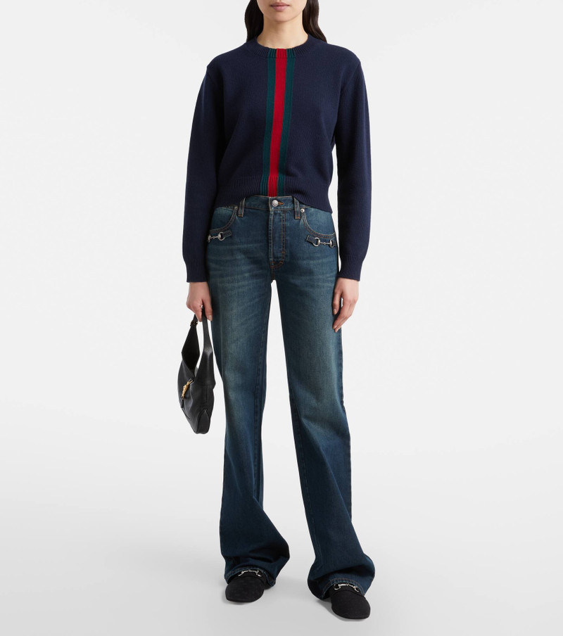 GUCCI Horsebit straight jeans outlook