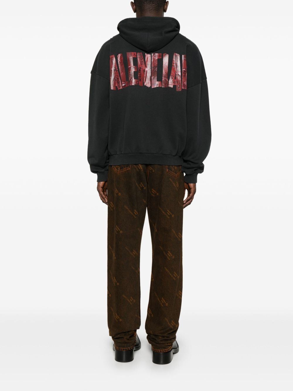 logo-print hoodie - 2