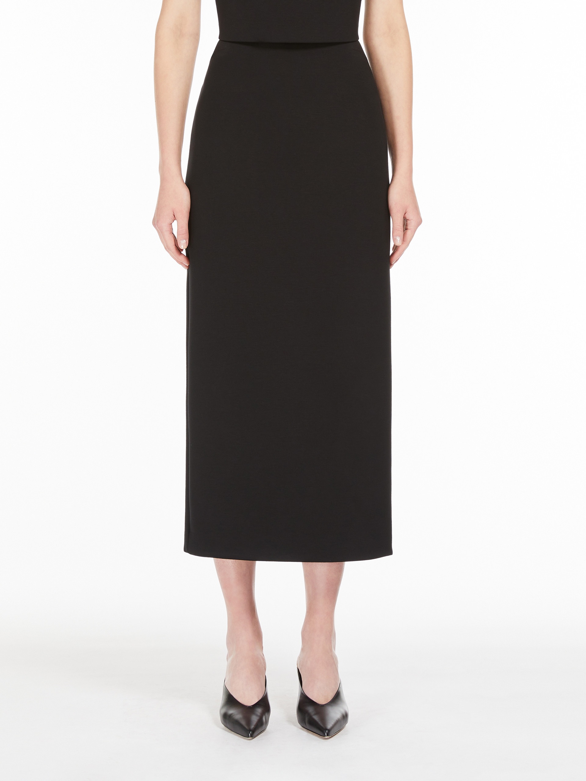 FLOU Scuba jersey pencil skirt - 3