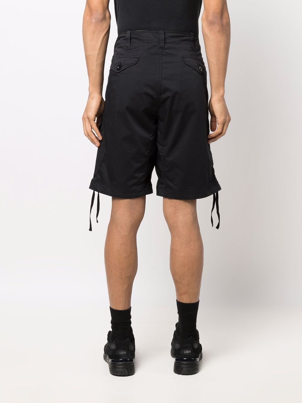 drawstring-hem shorts - 4