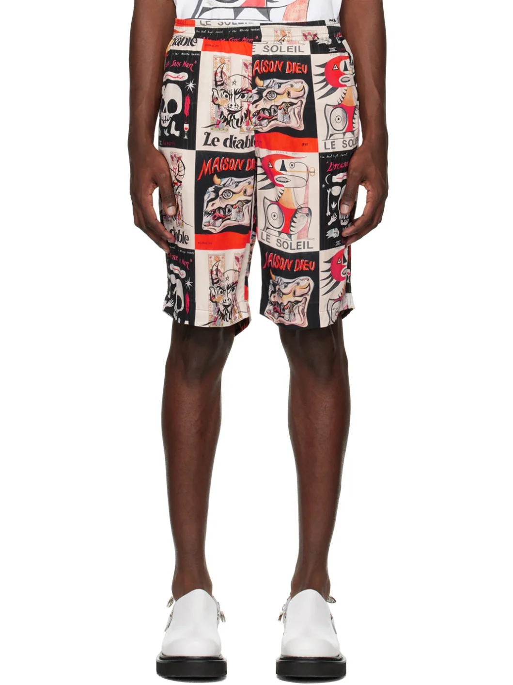 Multicolor Tarot Board Shorts - 1