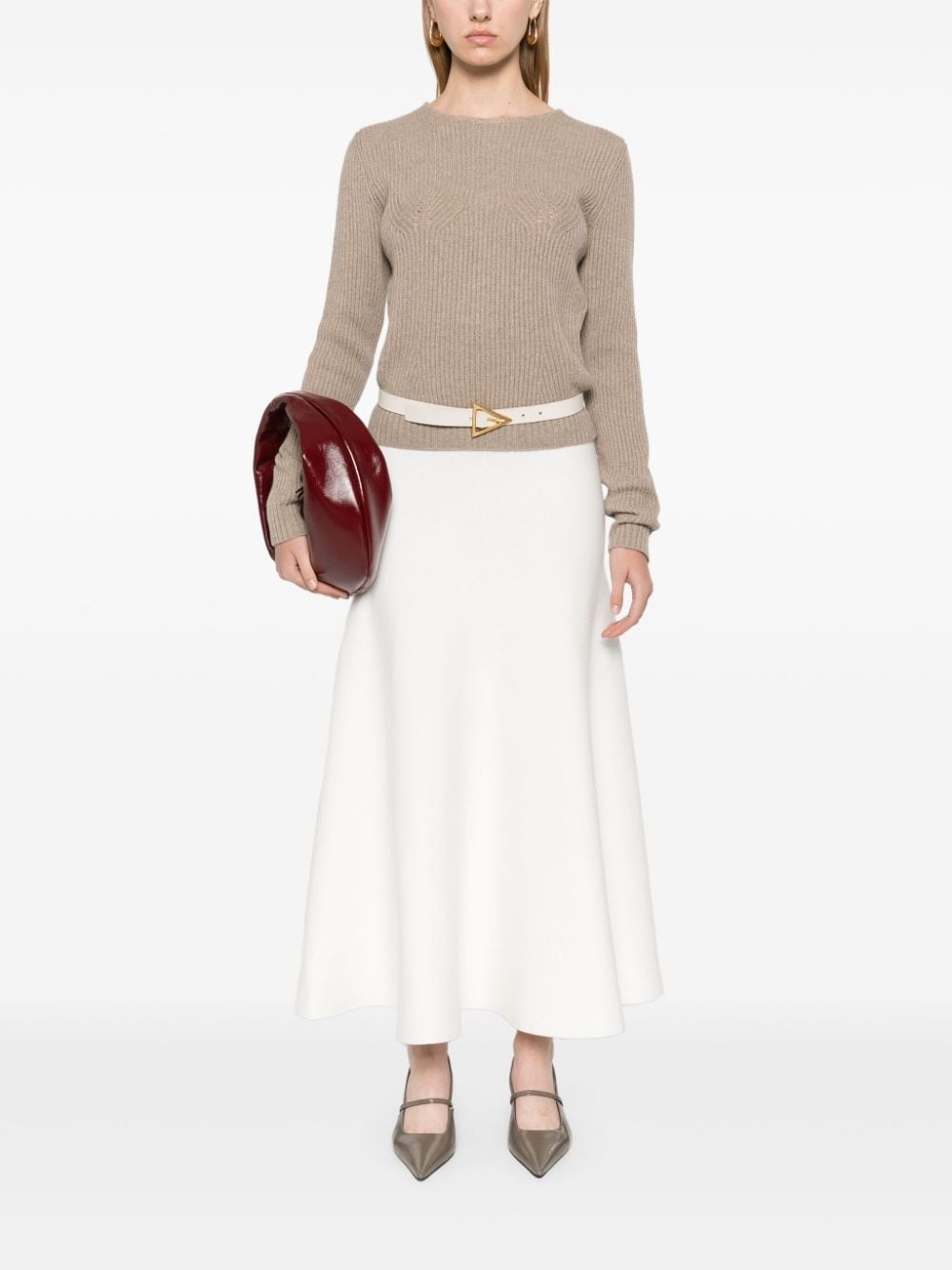 ribbed sweater - 2