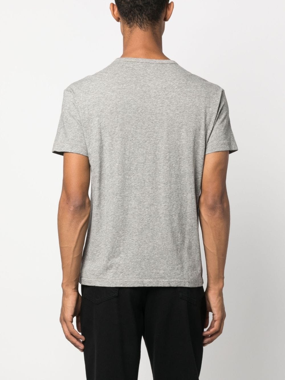 logo print cotton T-shirt - 4