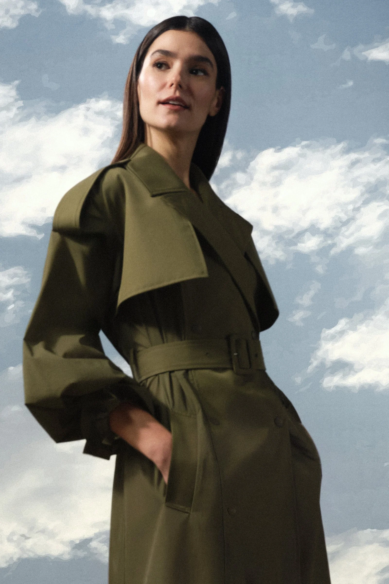 ZONOMI Lightweight Trench Coat - 1