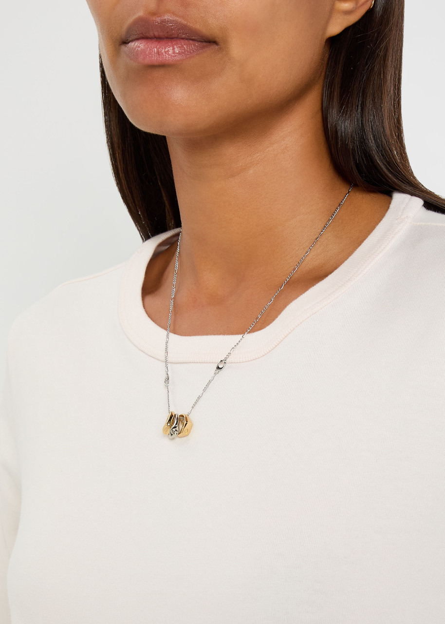 Coach Signet Ring Two-tone Necklace - 2