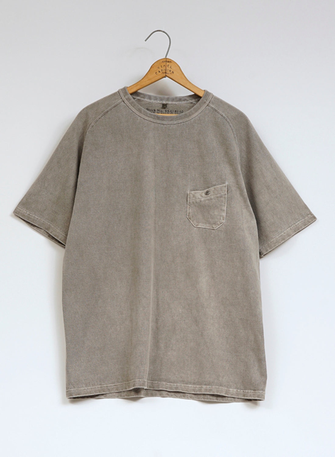 9.5oz Basic T-Shirt Pigment in Light Grey - 1