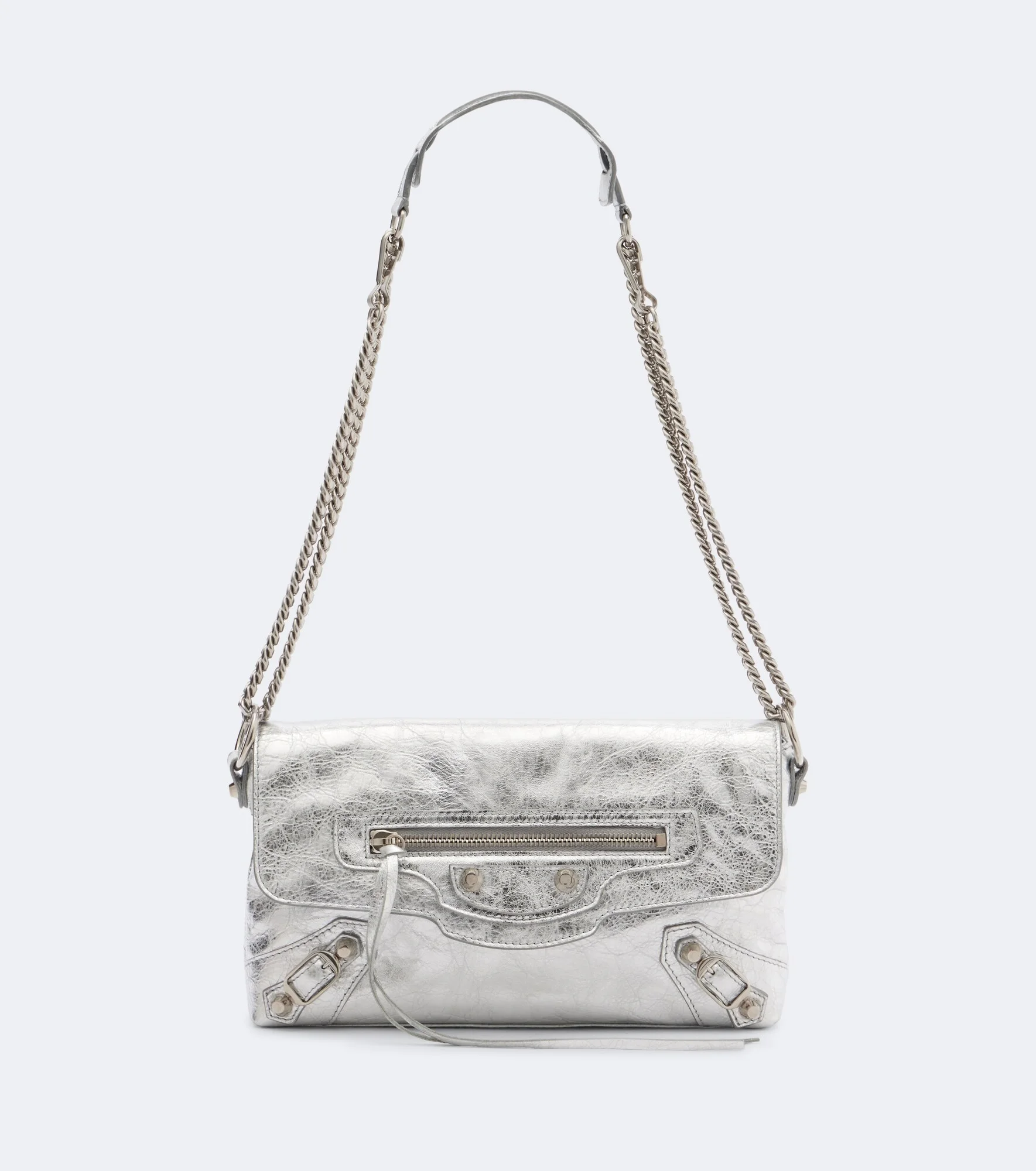 Le City metallic leather shoulder bag - 1
