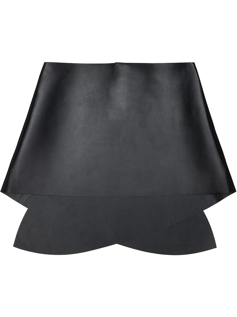 Givenchy Black Lamb Leather Scarf outlook