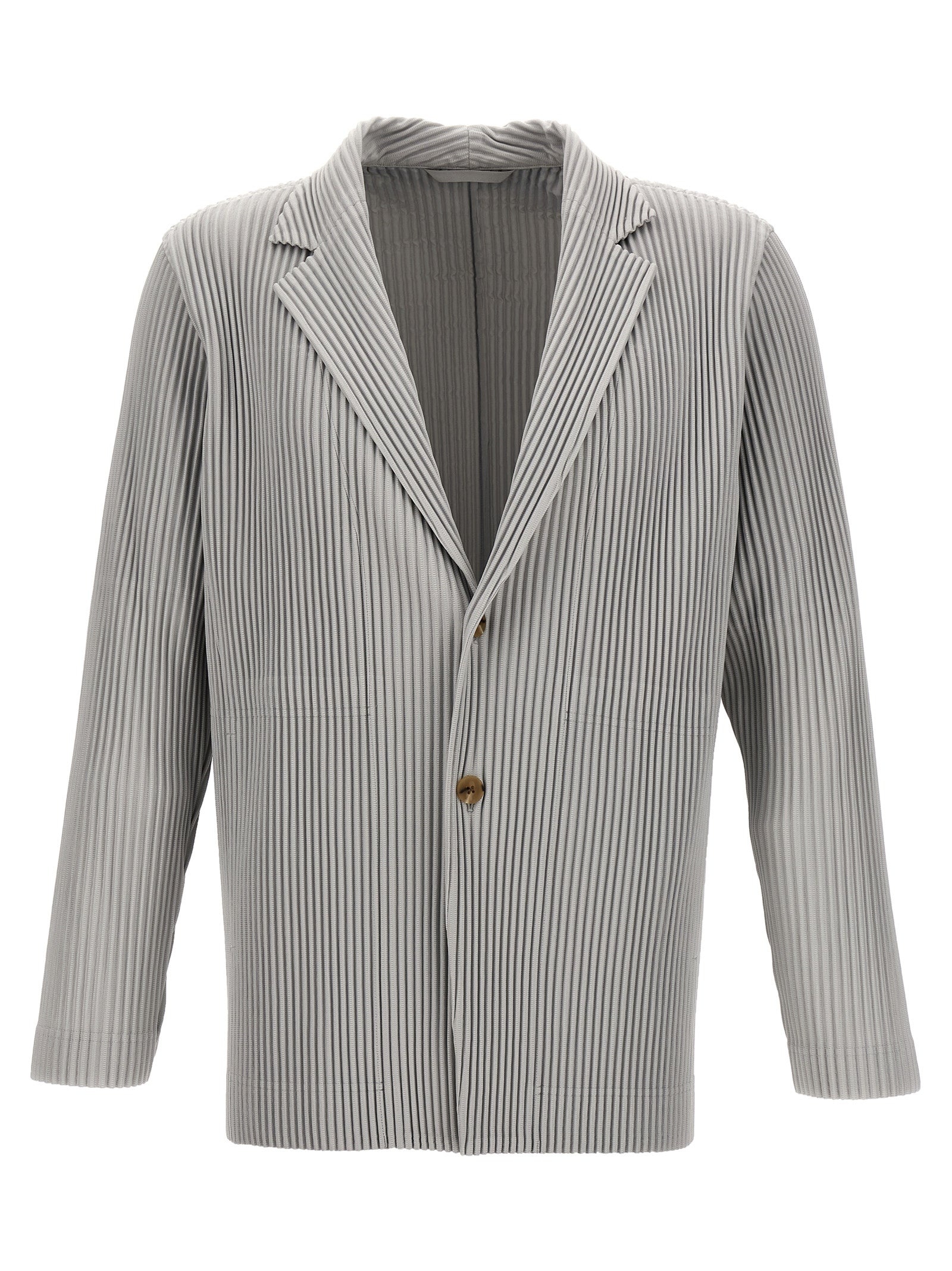 Homme Plisse' Issey Miyake Men Single-Breasted Pleated Blazer - 1
