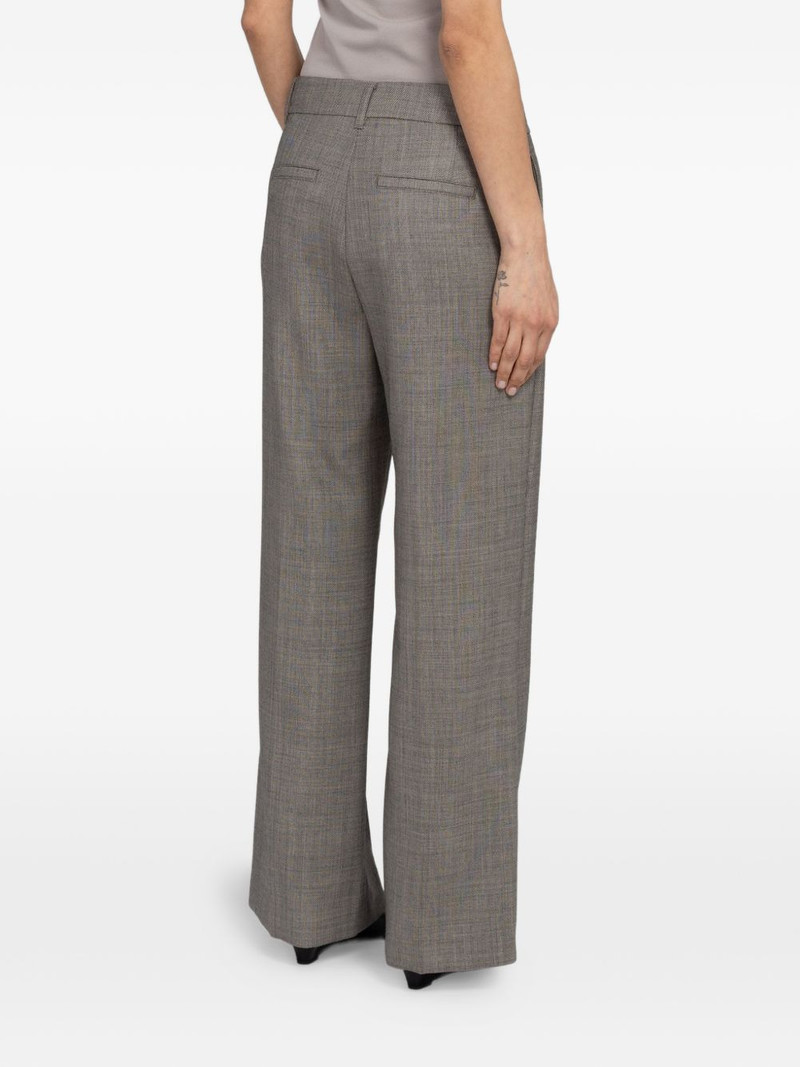 wool flared trousers 4