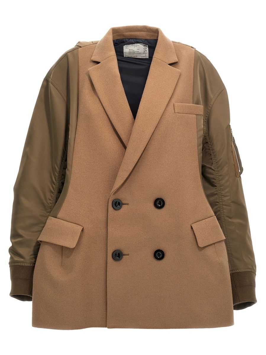 Sacai 'Melton' Coat - 1