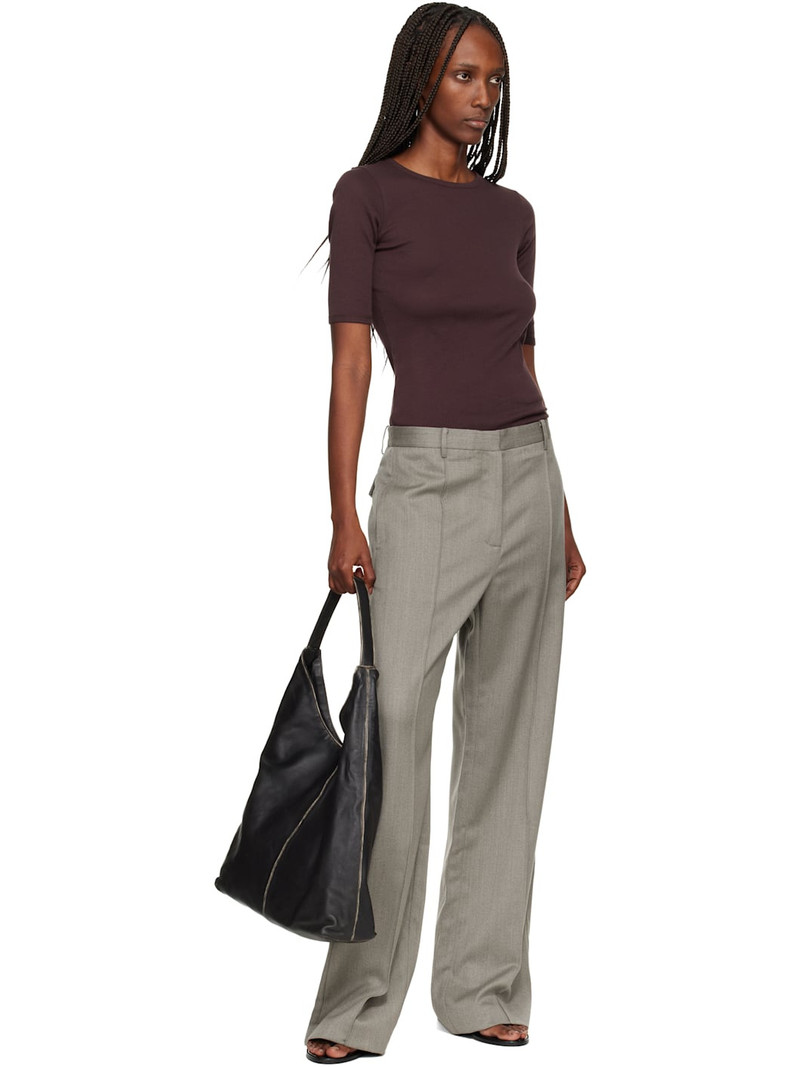 Black Brushed Large Tote 4