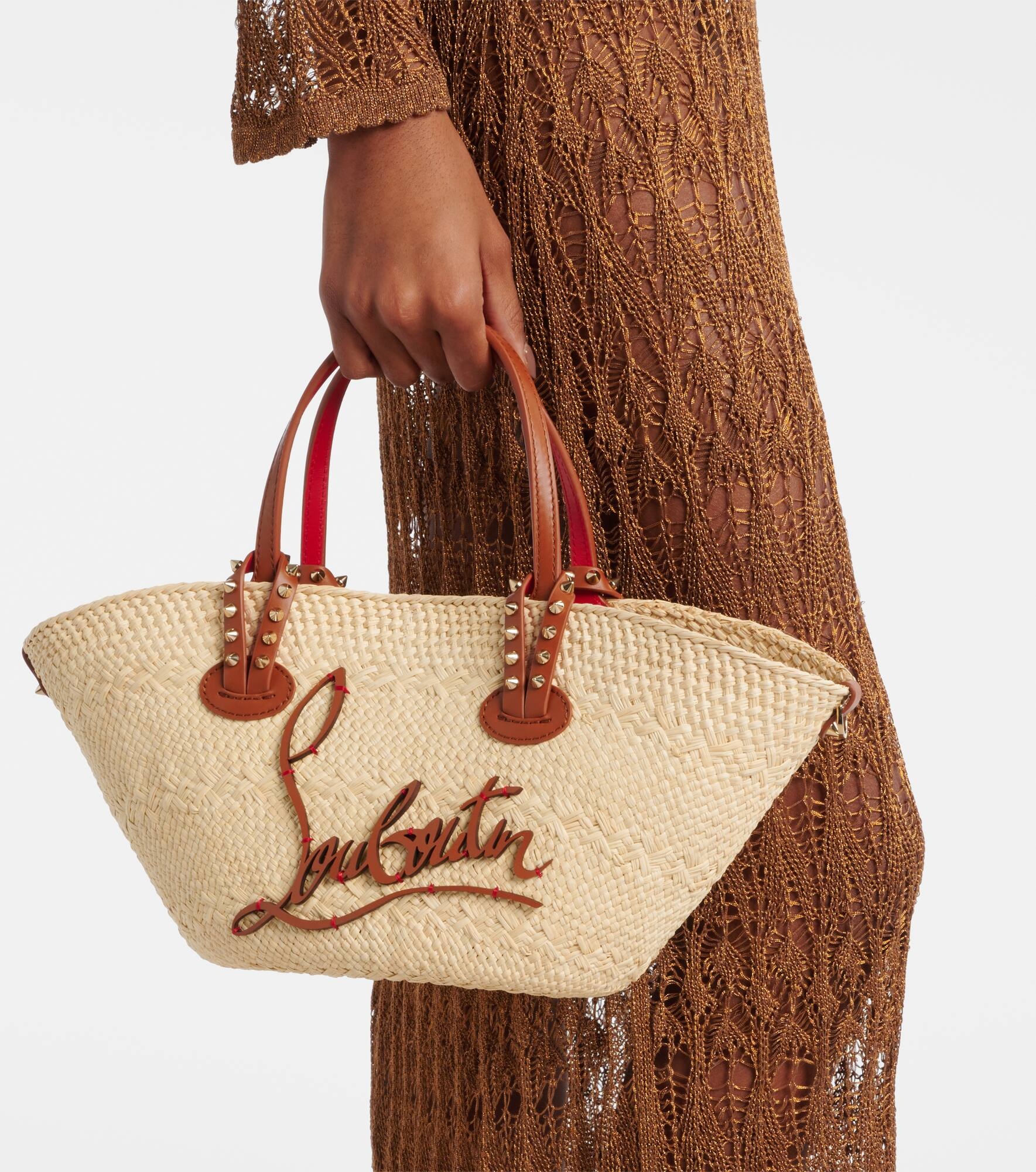 Cabata Mini raffia basket bag - 6