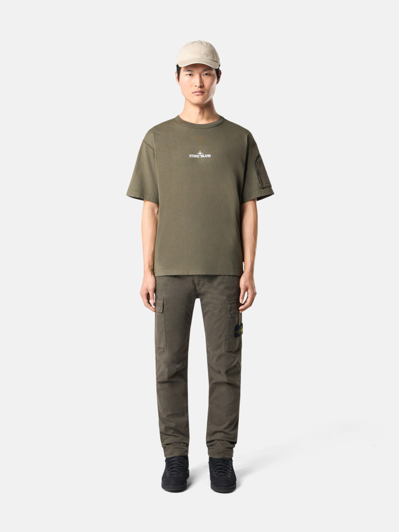 Stone Island 2100004 COMBED ORGANIC COTTON JERSEY outlook