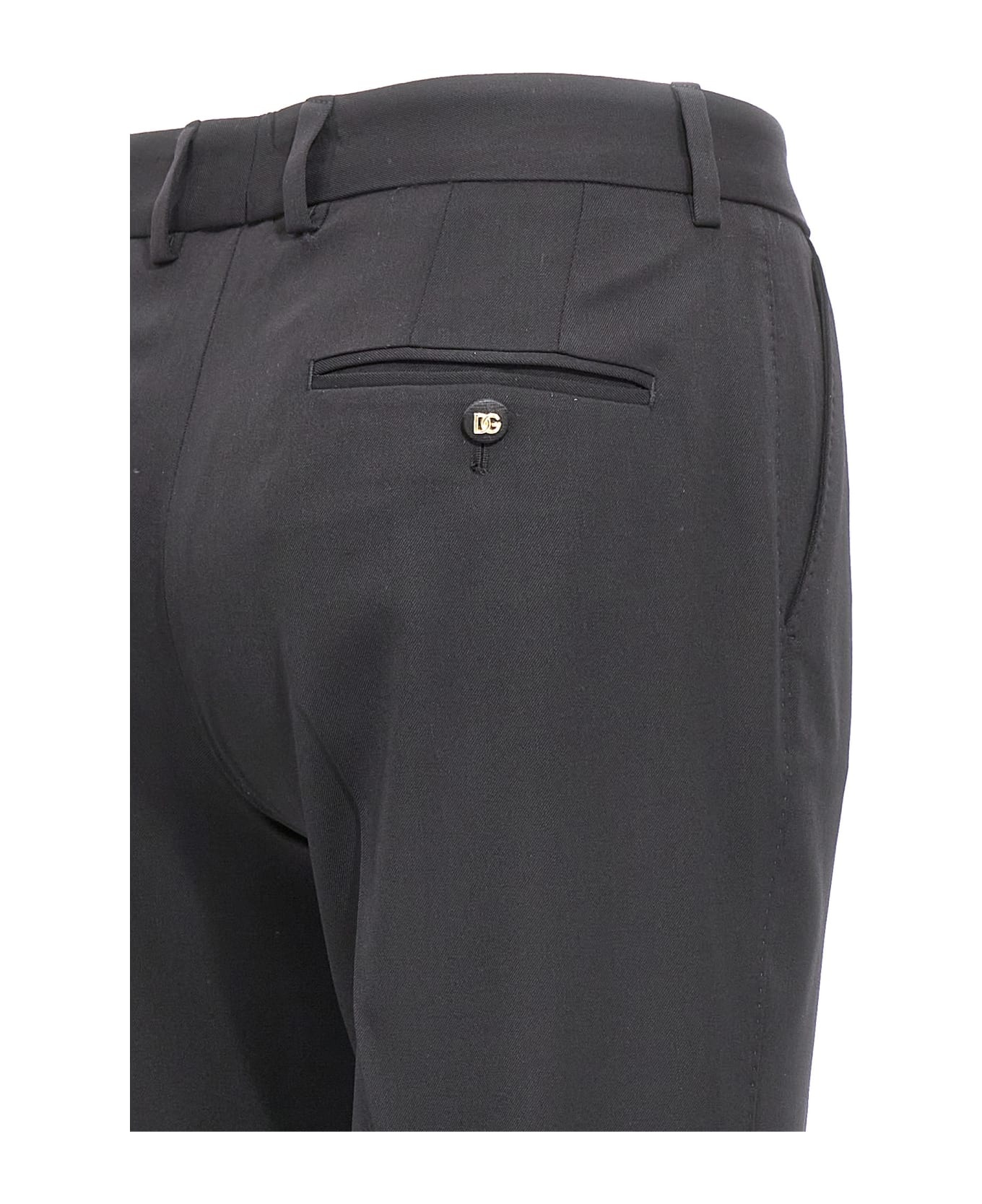 Stretch Gabardine Trousers - 4