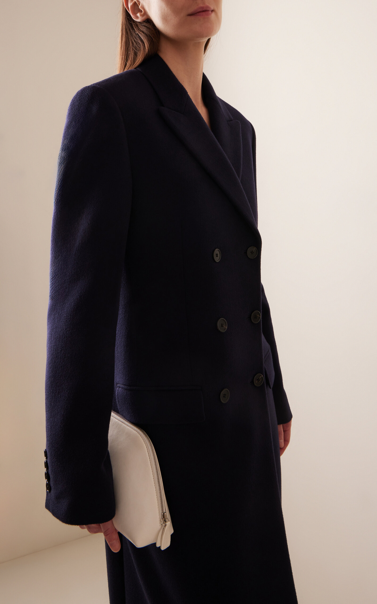 Woody Cashmere Coat navy - 3
