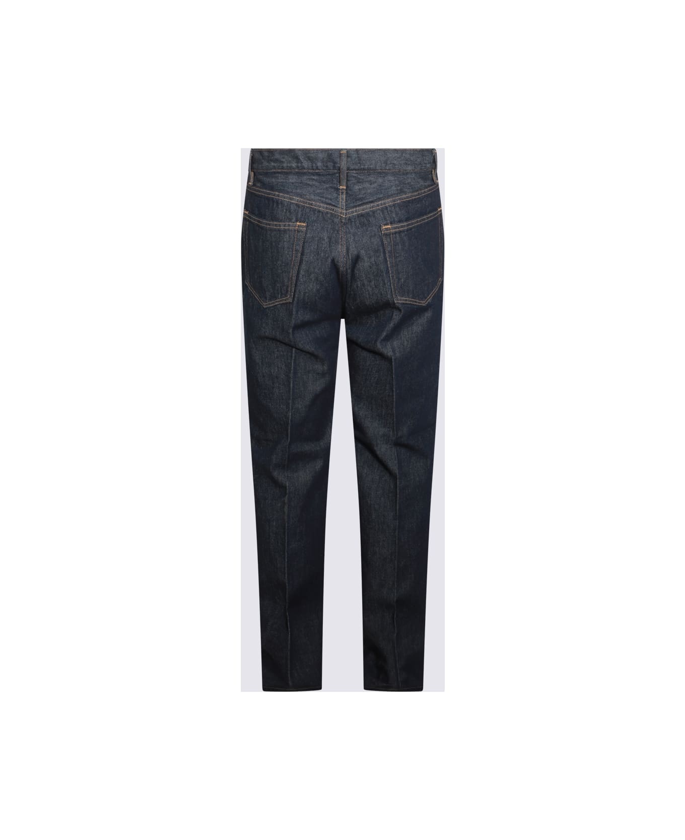 Blue Cotton Jeans - 2
