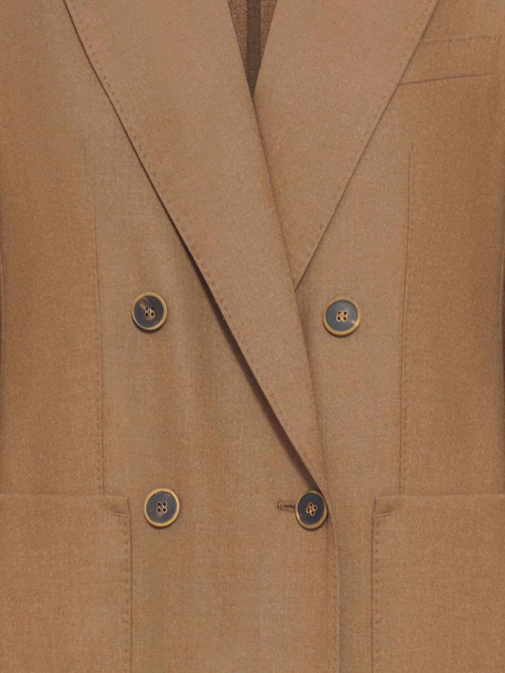 double-breasted cashmere jacket - 2
