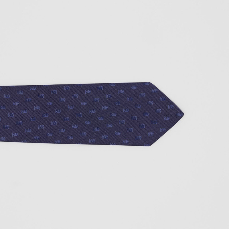 Classic Cut Monogram Motif Silk Jacquard Tie 3