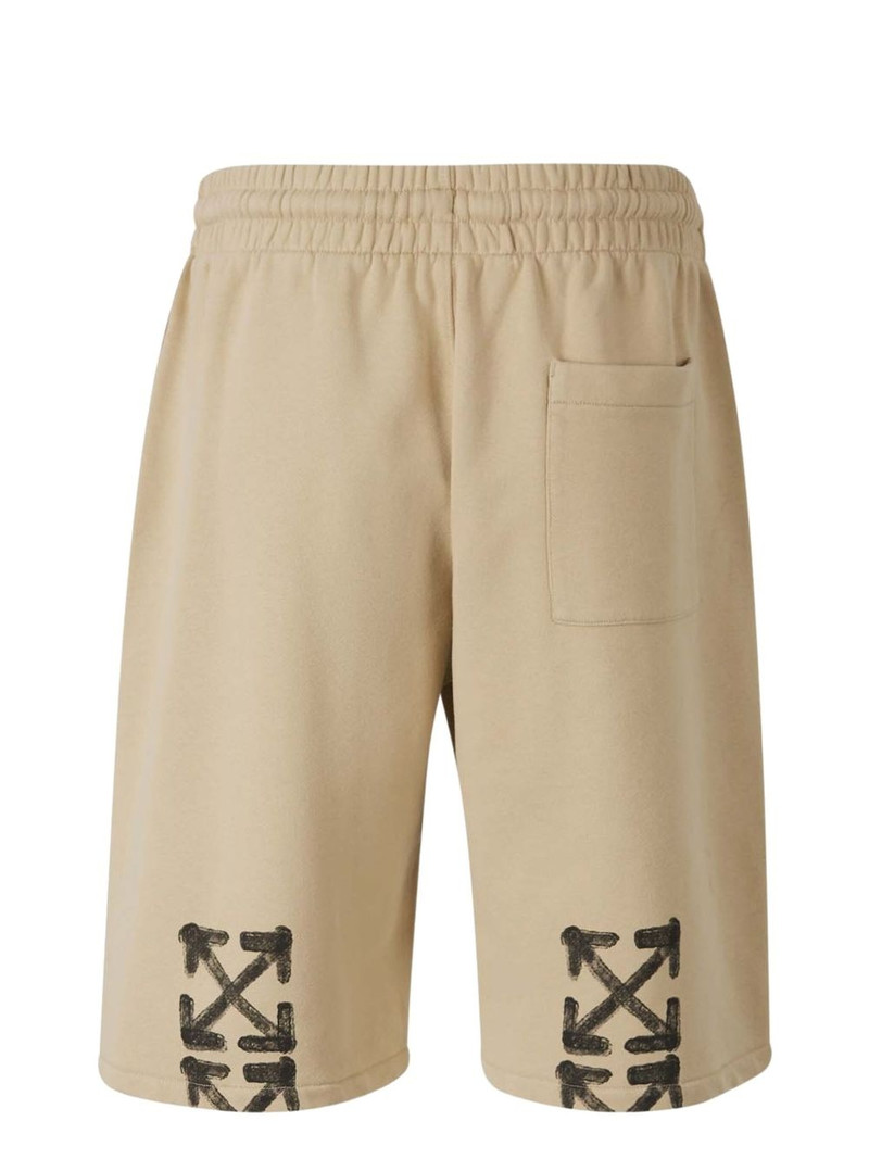 Off-White logo-print track shorts outlook