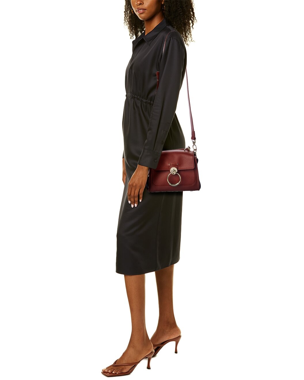 Chloé Tess Day Mini Leather Shoulder Bag - 4