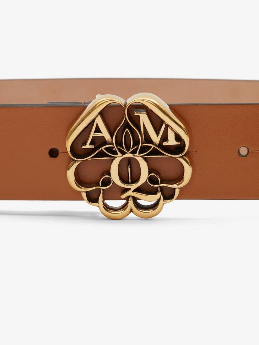 Seal Logo Belt in Tan - 3