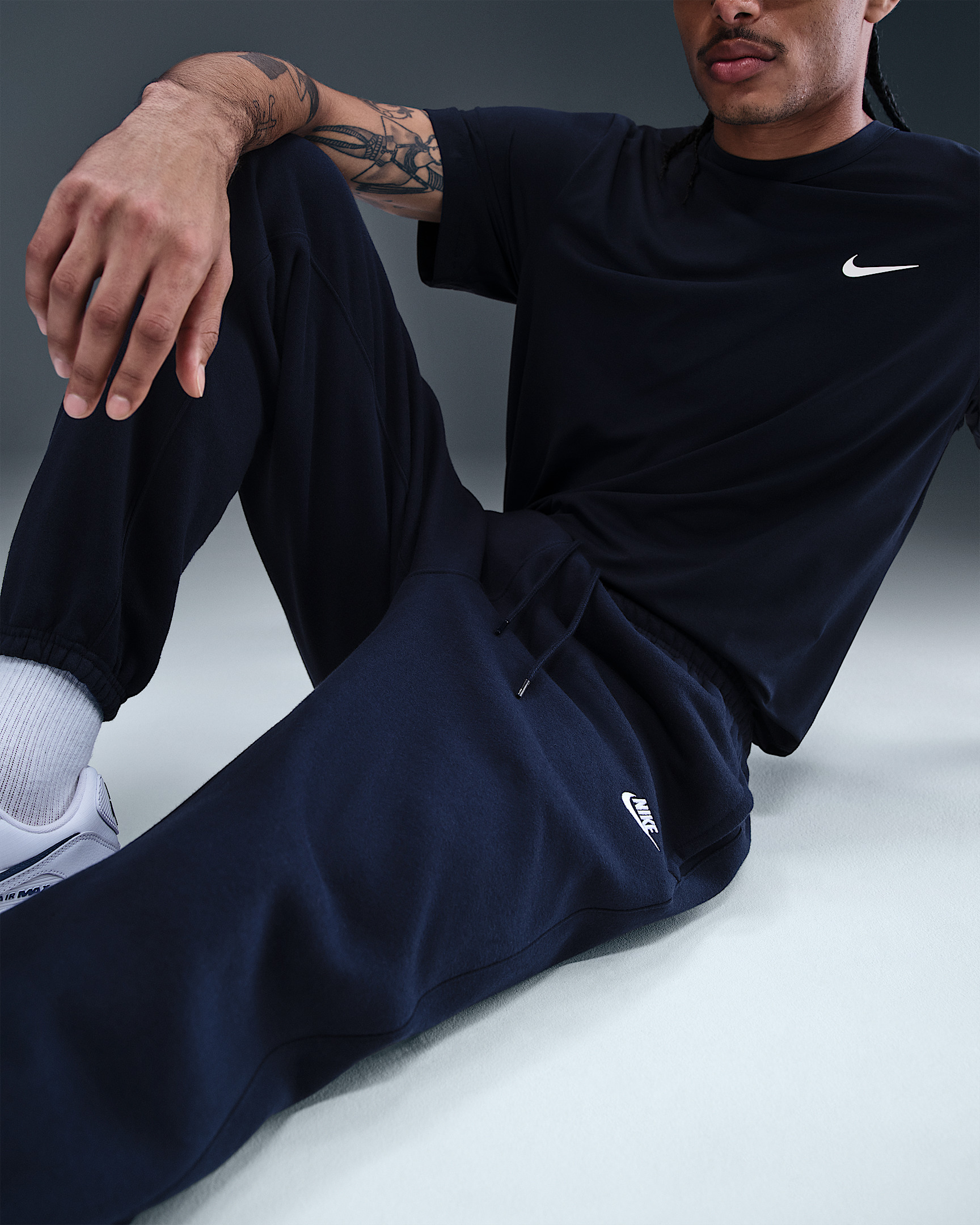 Nike Club Men's Cuffed Brushed Fleece Pants - 5