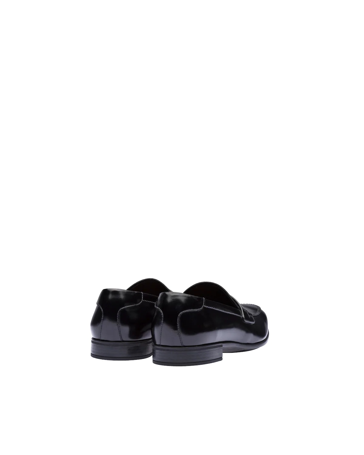 Brushed leather loafers - 4