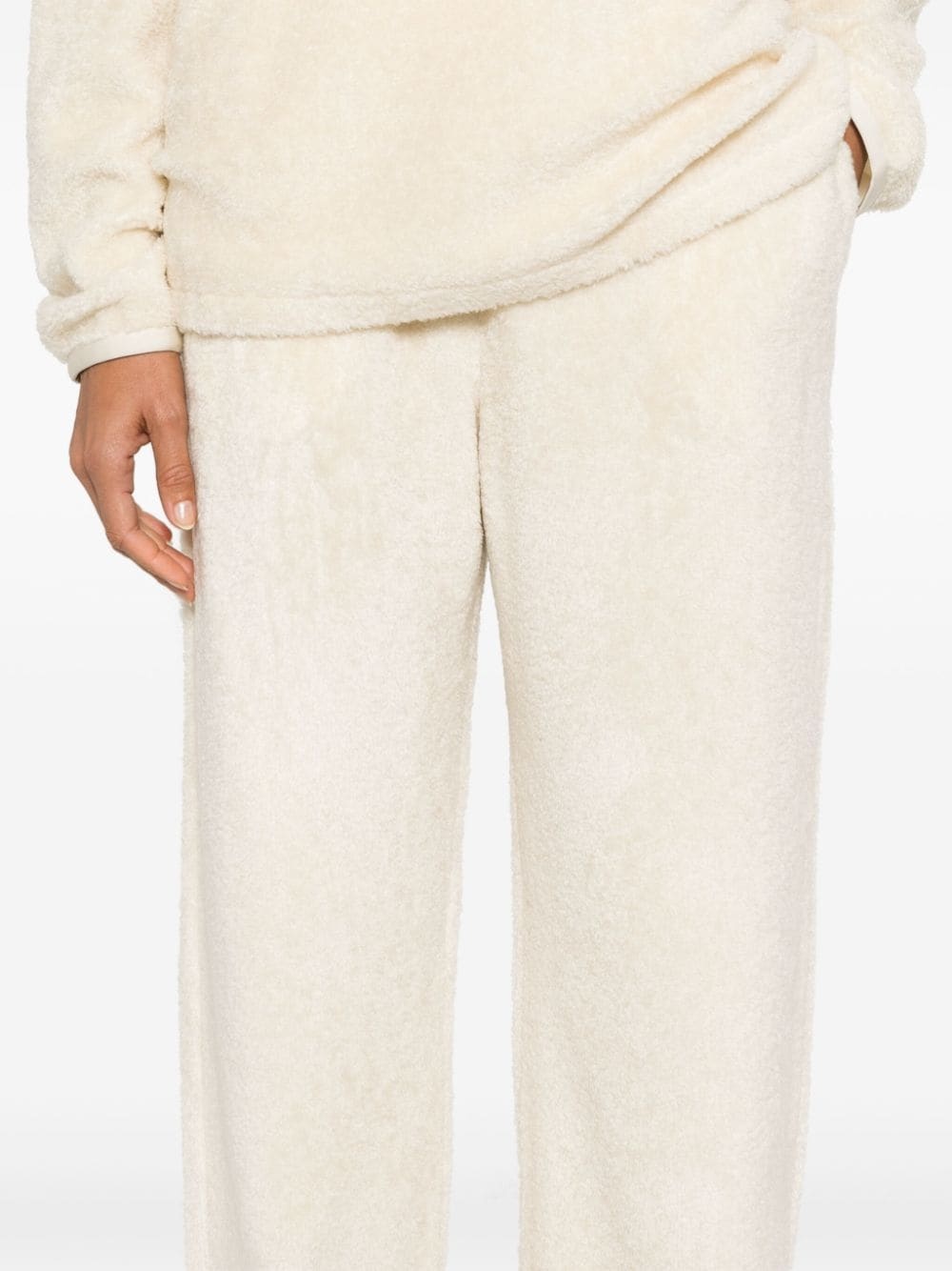 fleece track pants - 5