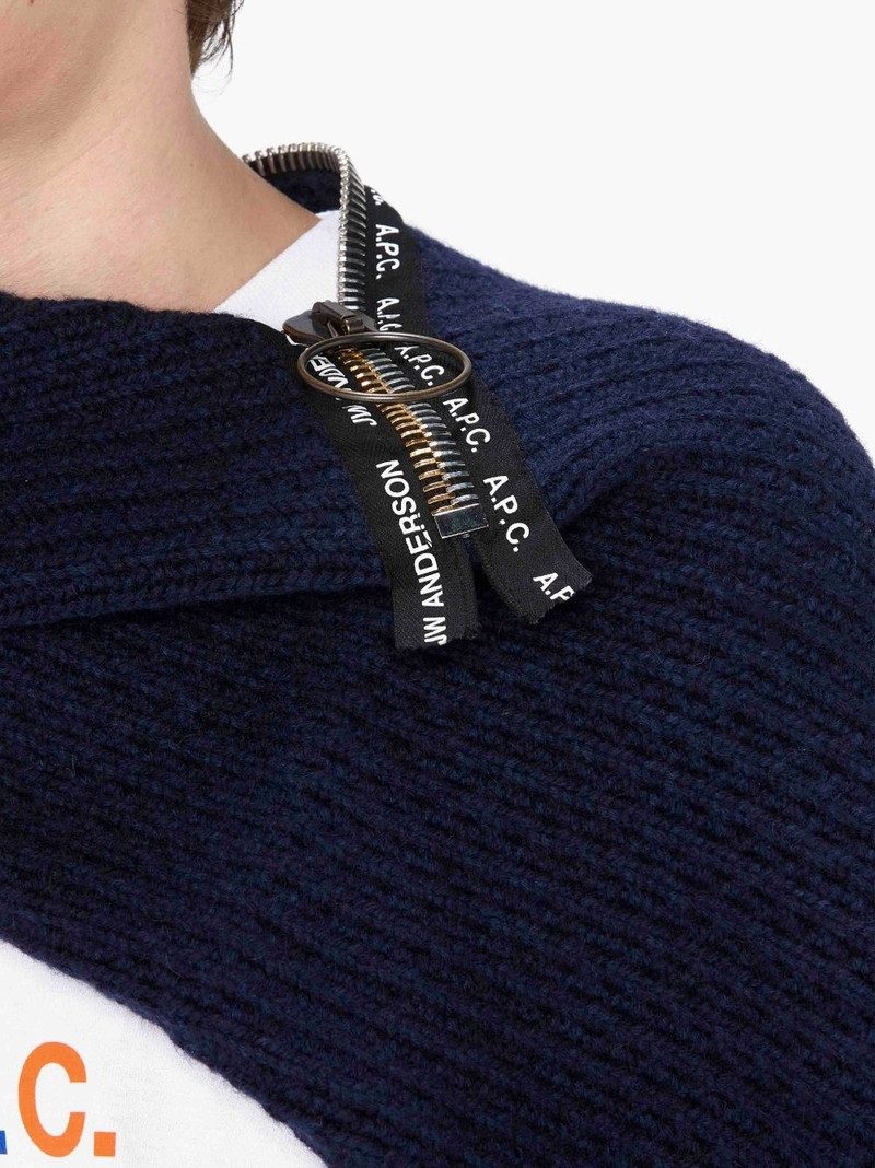 A.P.C. X JW ANDERSON - PONCHO SWANN - WOOL PONCHO 6