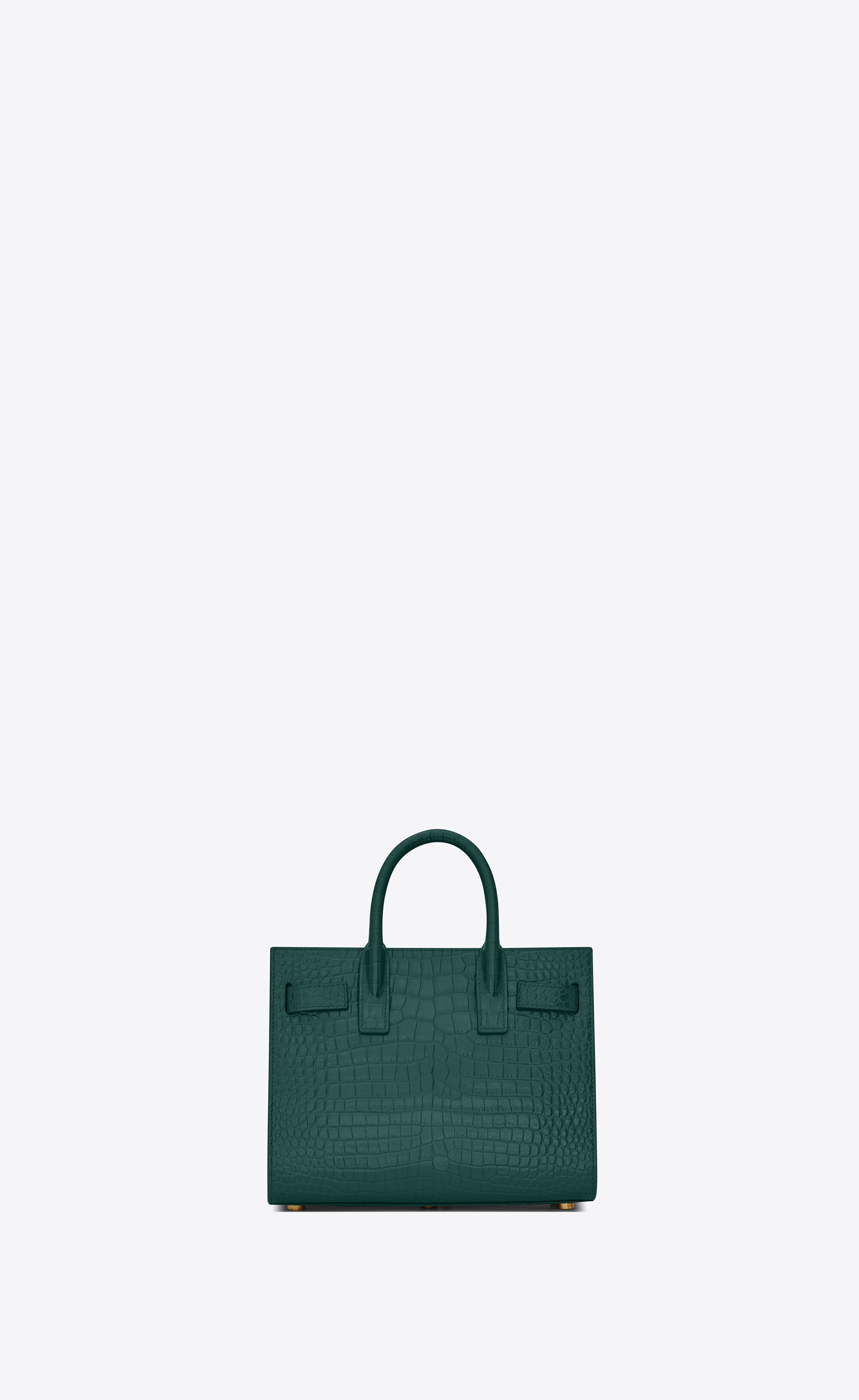 classic sac de jour nano in crocodile-embossed shiny leather - 3