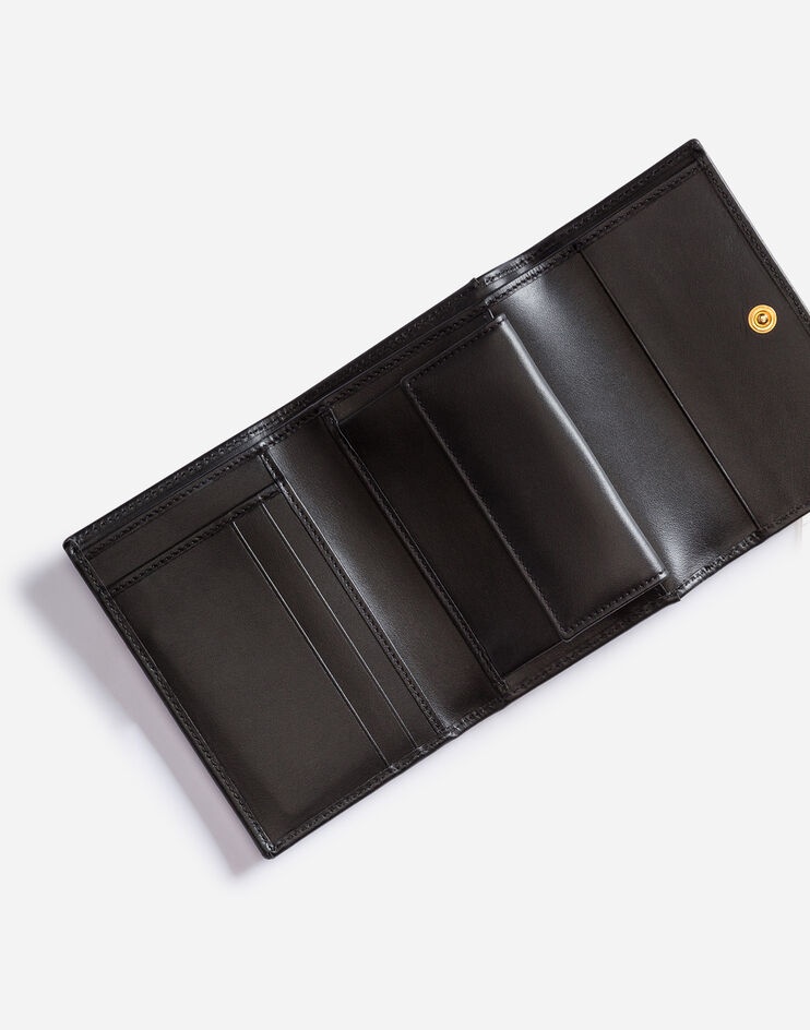 Small calfskin continental wallet with baroque D&G - 4