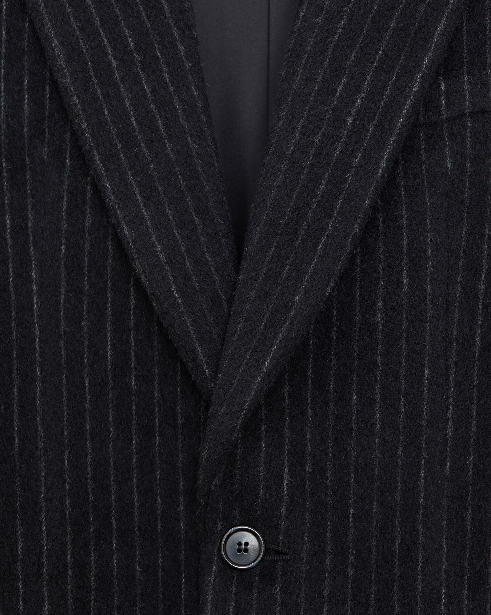 striped coat in wool and mohair - 3