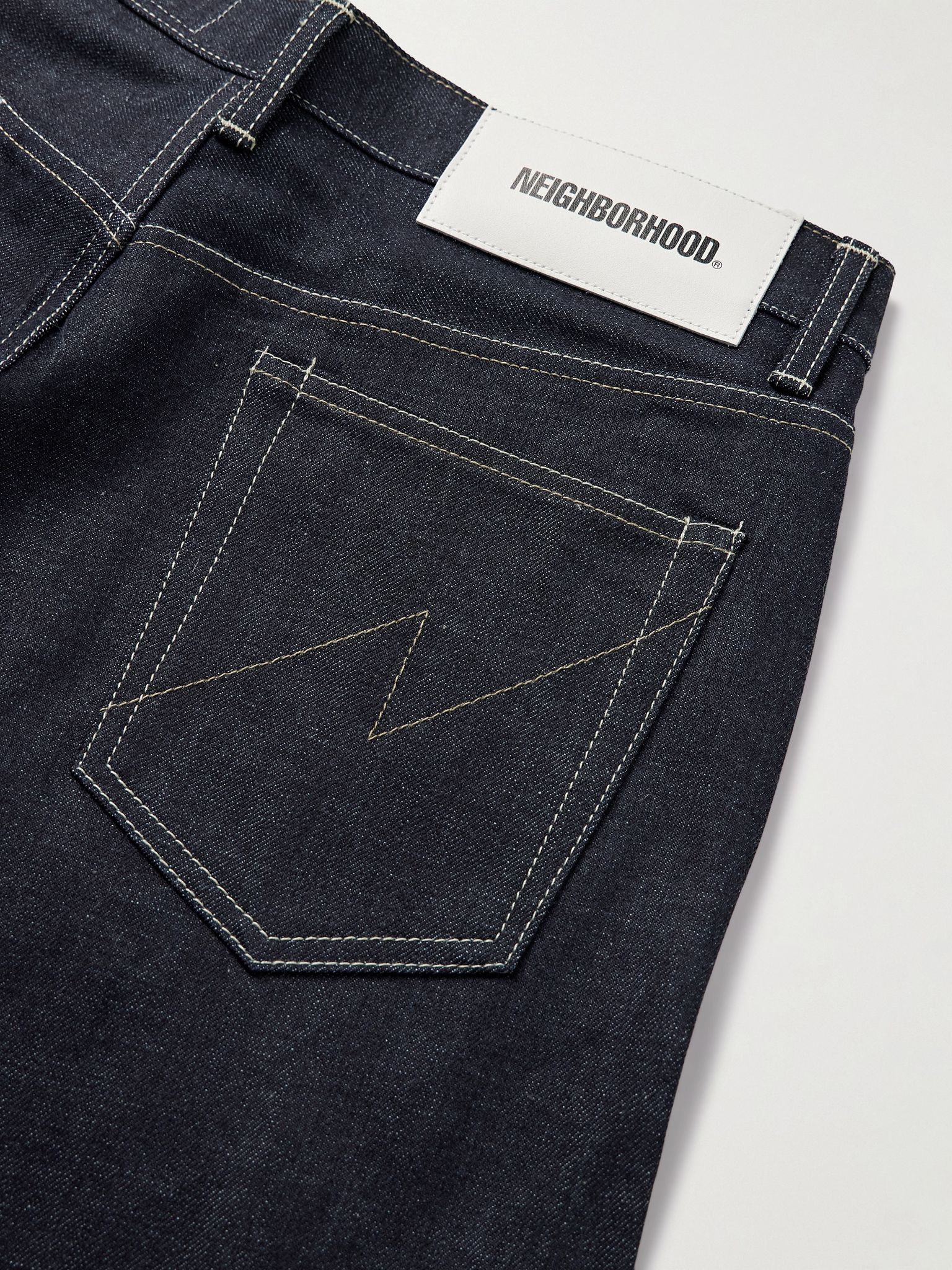 DP Straight-Leg Selvedge Jeans Indigo - 5