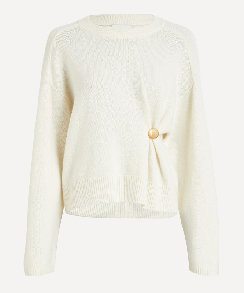 Bill Metal Ornament Cashmere Jumper 1