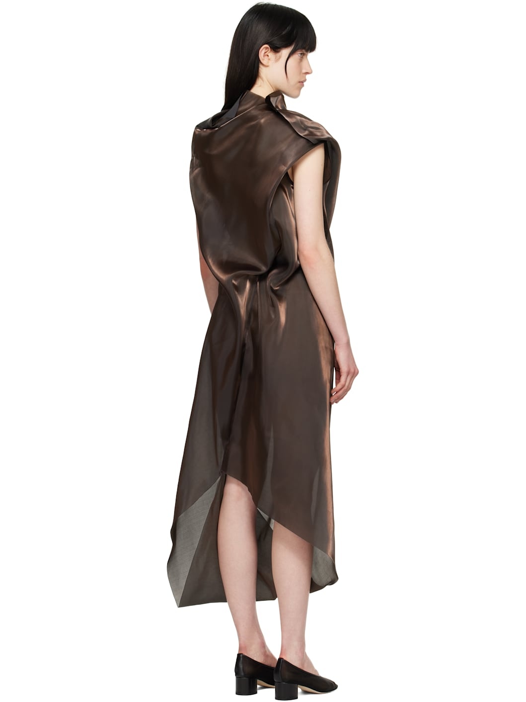Brown Eau Maxi Dress - 3