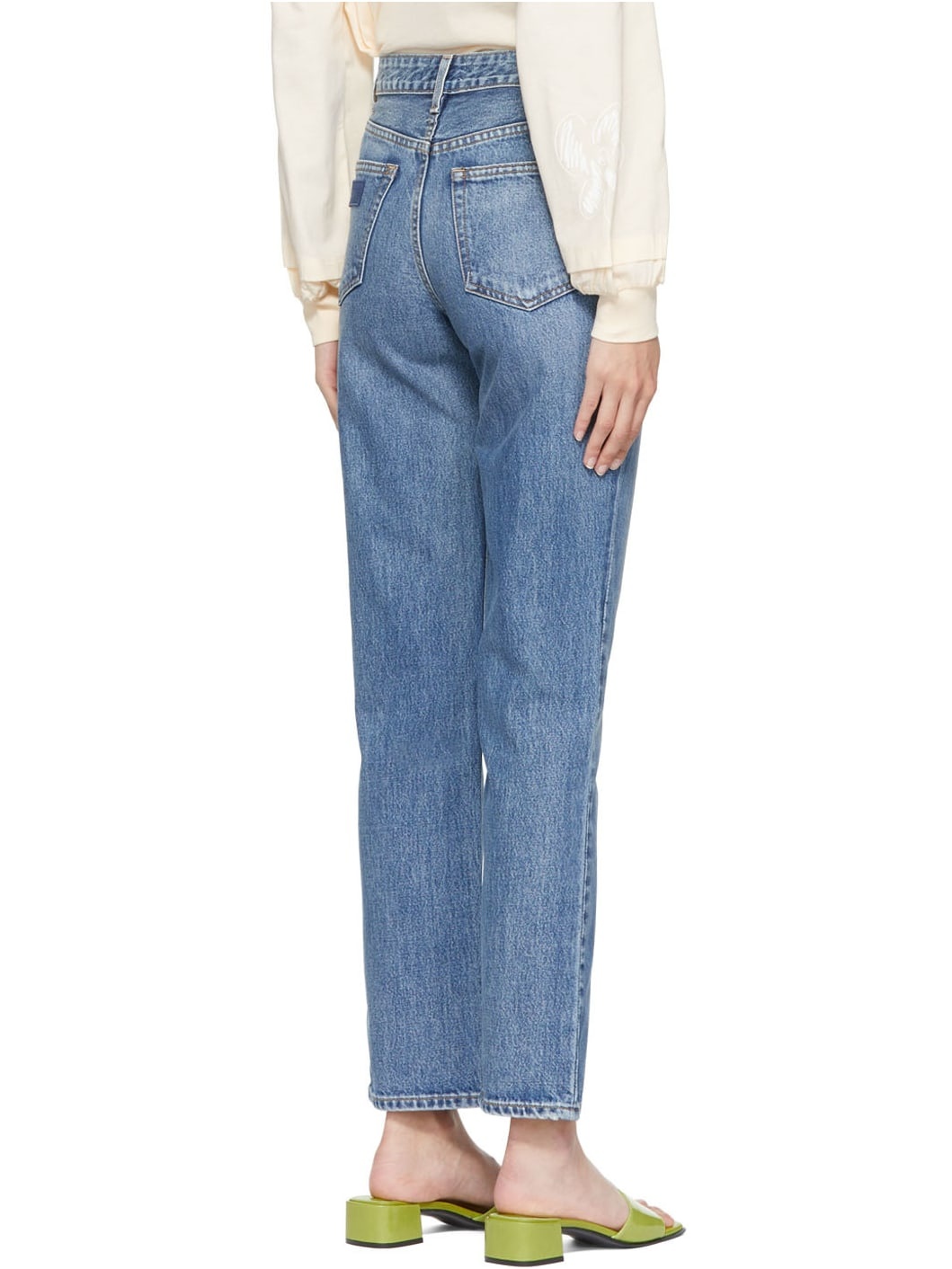 Blue Swigy Straight Leg Jeans - 3