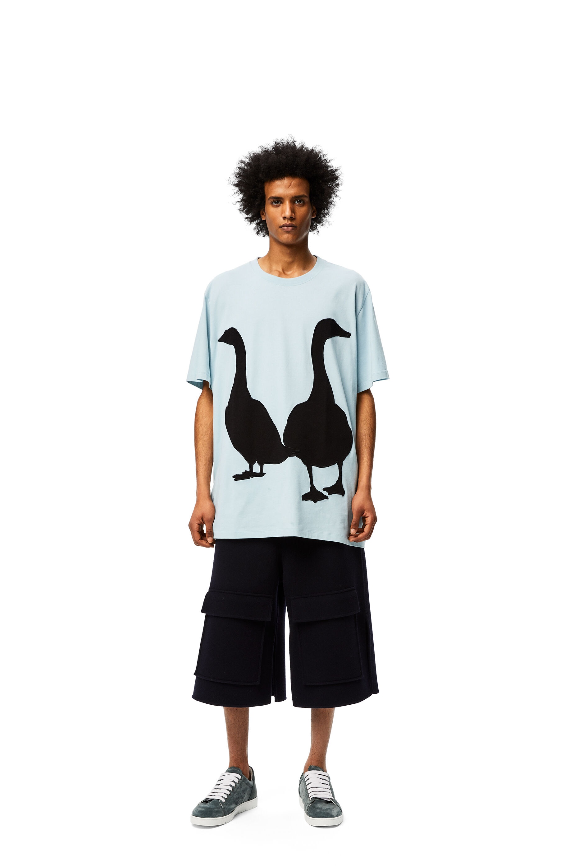 Goose oversize T-shirt in cotton - 2