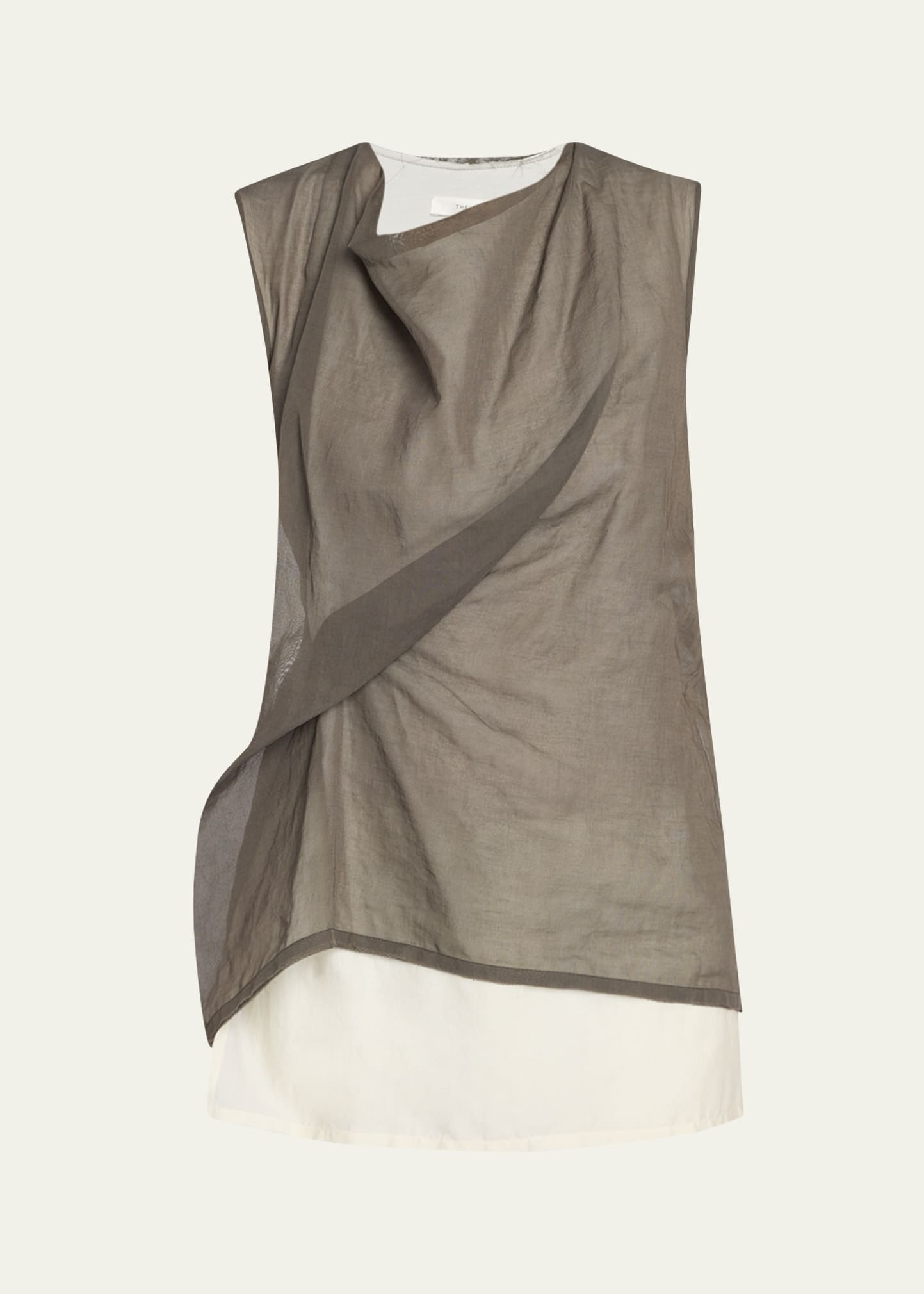 Inawa Draped Layered Sleeveless Top - 1