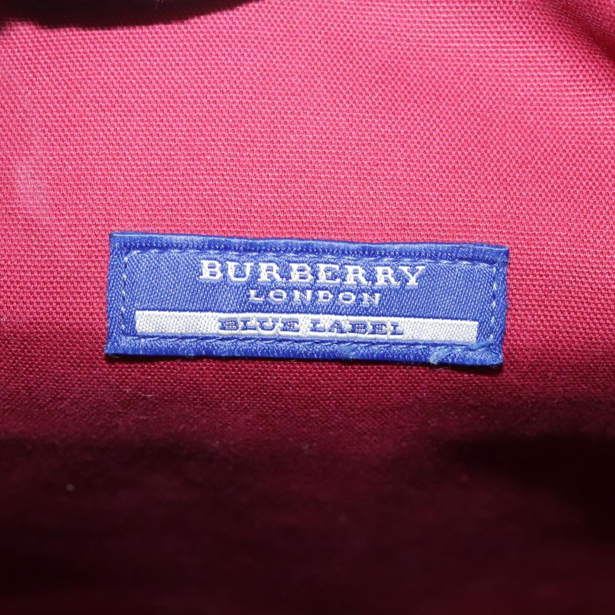 Burberry Nova Check Blue Label Shoulder Bag Canvas Brown - 16