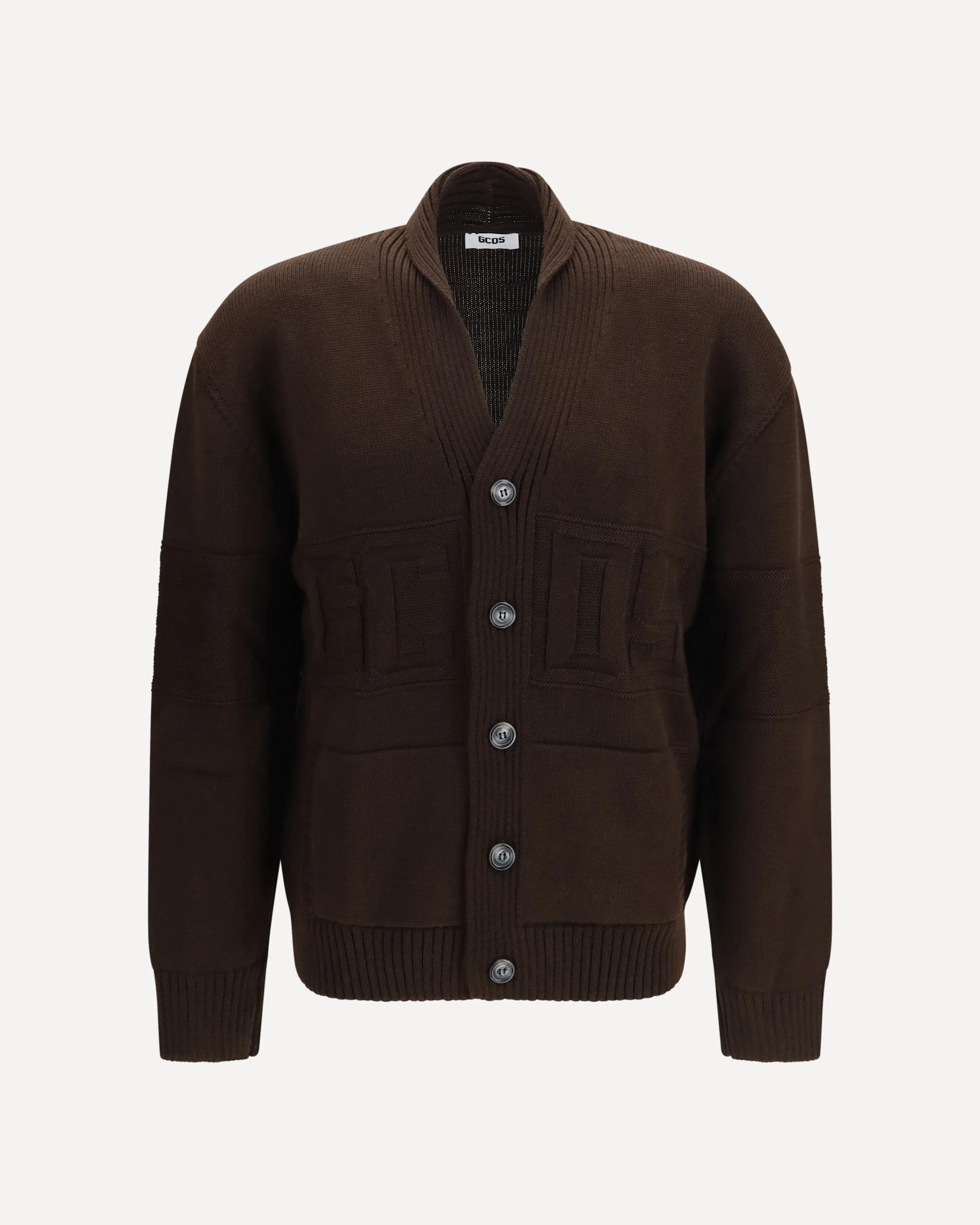 Buttoned logo Cardigan - 1
